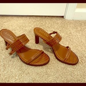 Lauren - Brown Heel Sandals